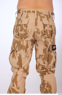 Danas camouflage cargo trousers dressed thigh 0005.jpg